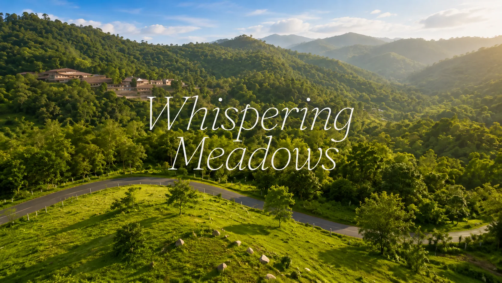 Tea slopes and the hills around the estate