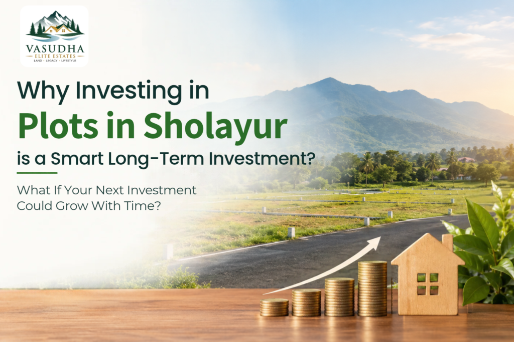 Why Investing in Plots in Sholayur is a Smart Long-Term Investment?